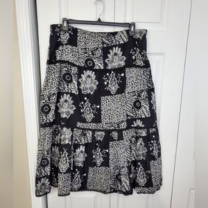 Real Clothing Co Patchwork Tiered Maxi Skirt